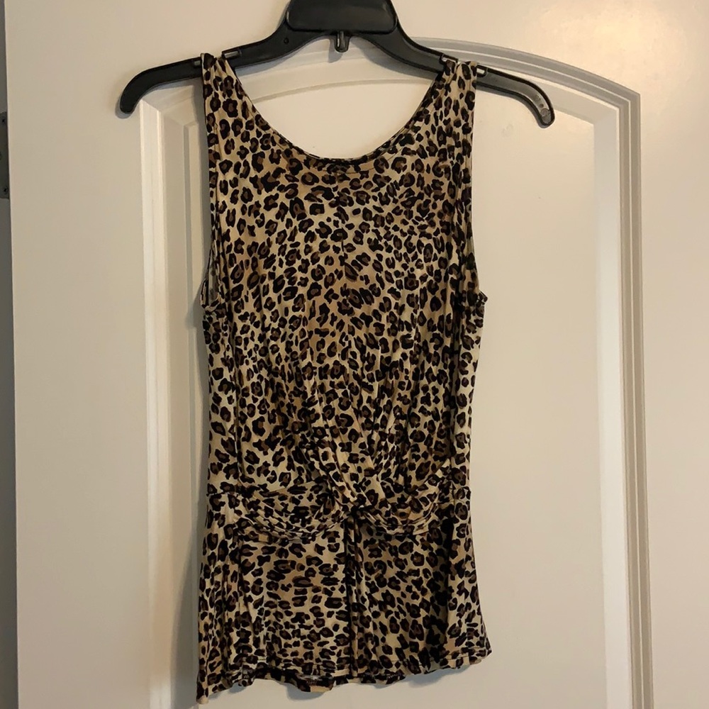 Cheetah print tank